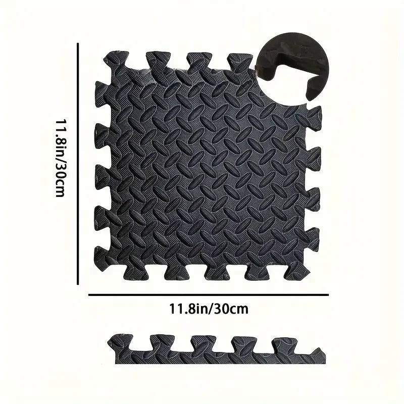 8/16 Pcs Foam Fitness Non Slip Yoga Mat Square Tiles -  Fitness Flooring -  Fitness Equipment Mat Suitable for Indoor Fitness