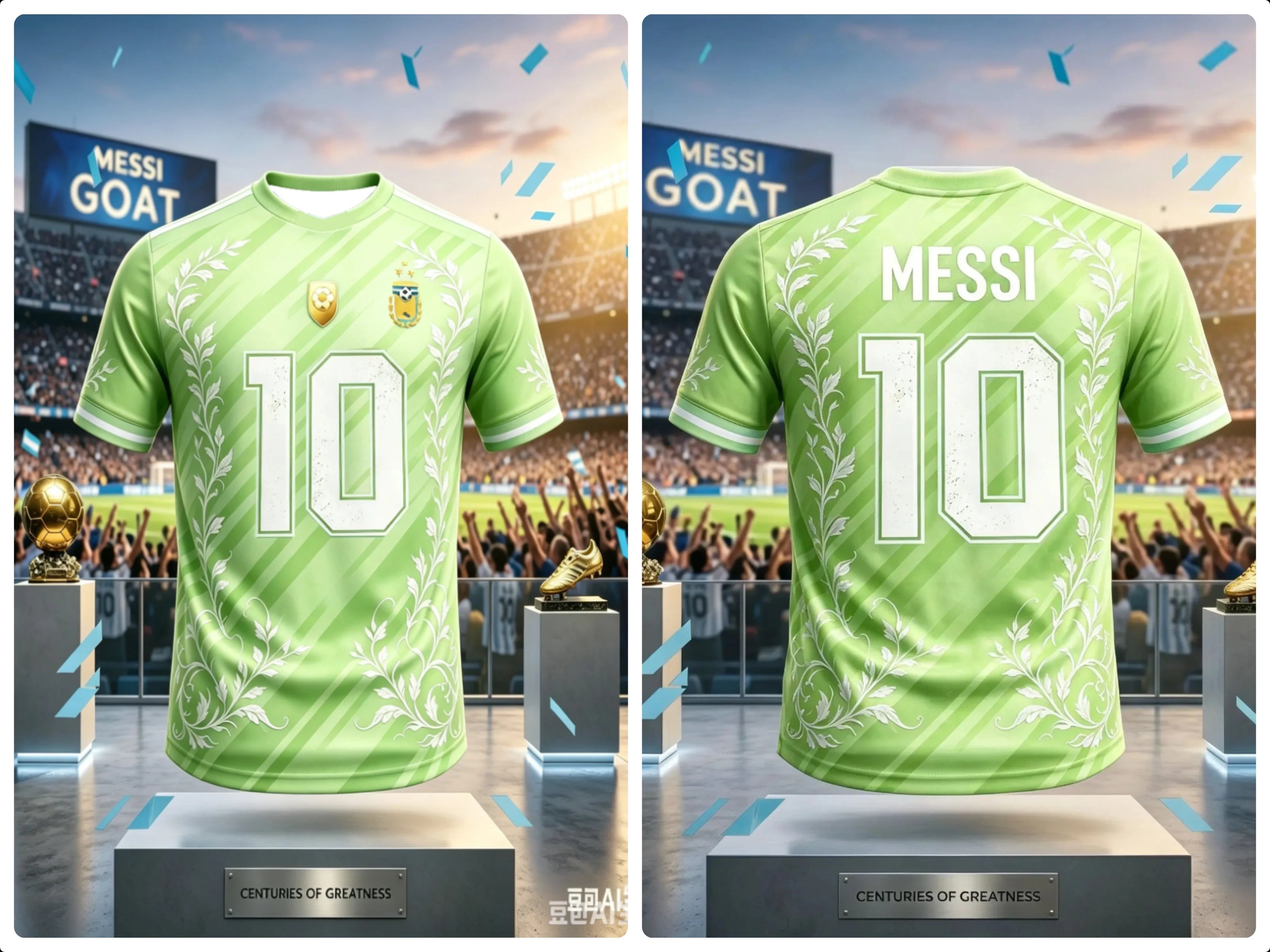 2026 New Soccer Jerseys for Adults & Children, Blue-White Striped Casual Athletic Tees