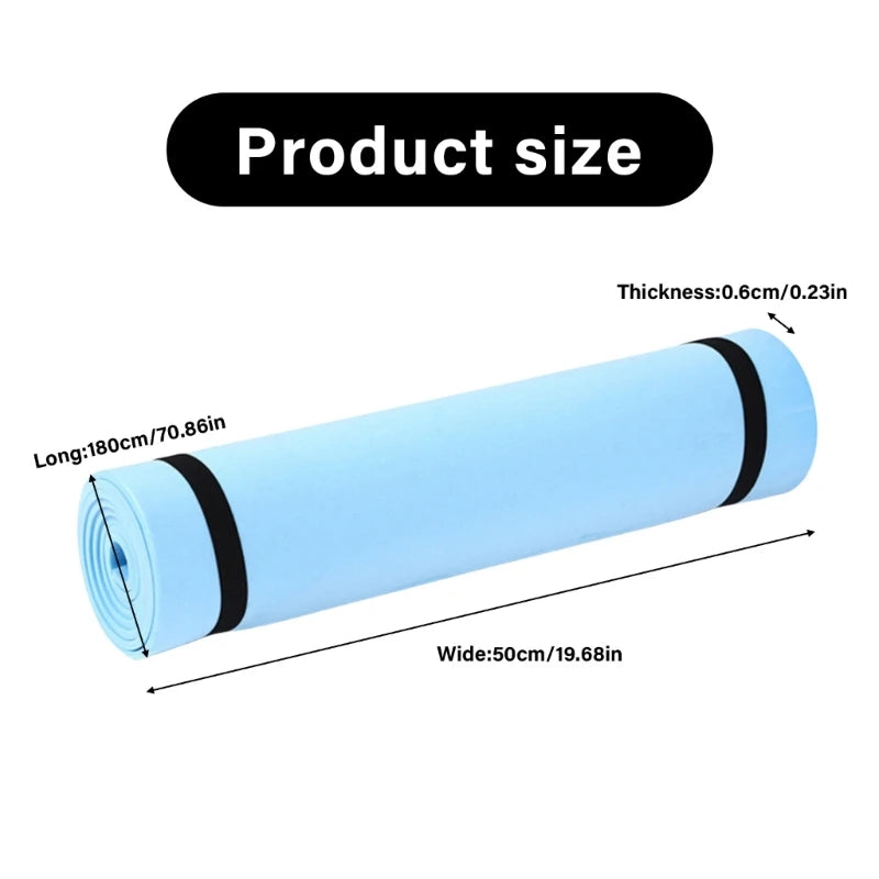 Nonslip Sports Fitness Mat Fitness Equipment for Exercise and Pilates Enduring